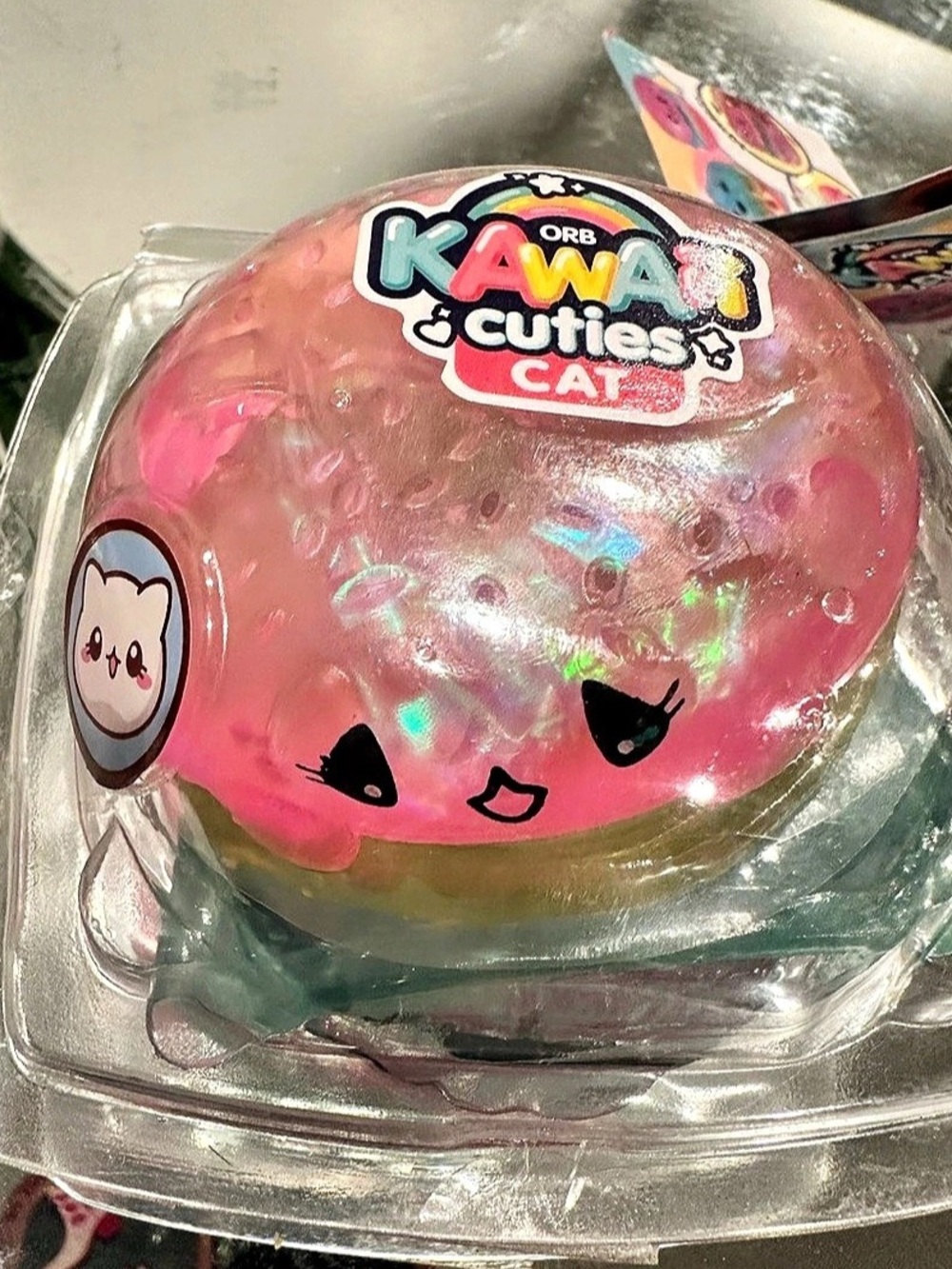 ORB Kawaii Cuties Cat - 6 Piece Mix & Match Squishy Toy Set Sensory Fidget ASMR
